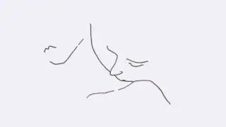 Illustrazione minimalista in line-art che raffigura due volti vicini, simbolo dell'intimità e del legame nella consulenza di coppia e relazionale.